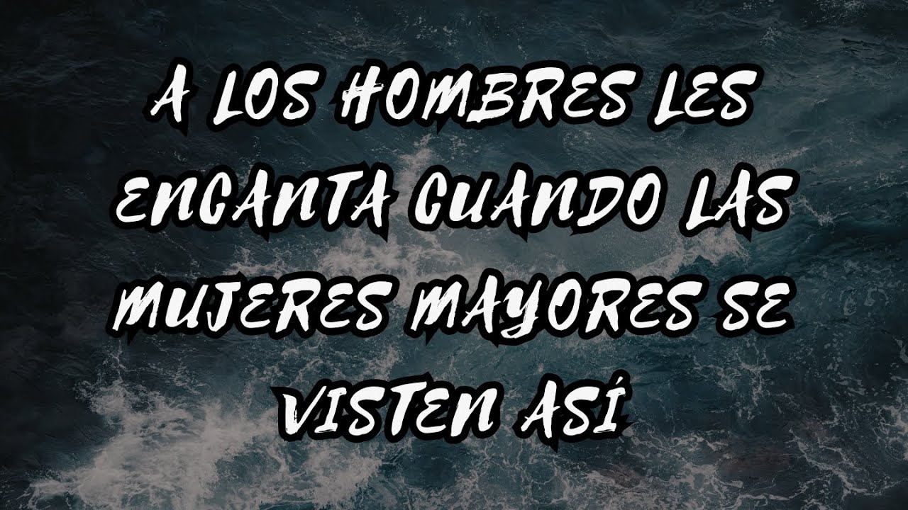 A los hombres les encanta cuando las mujeres mayores se visten así