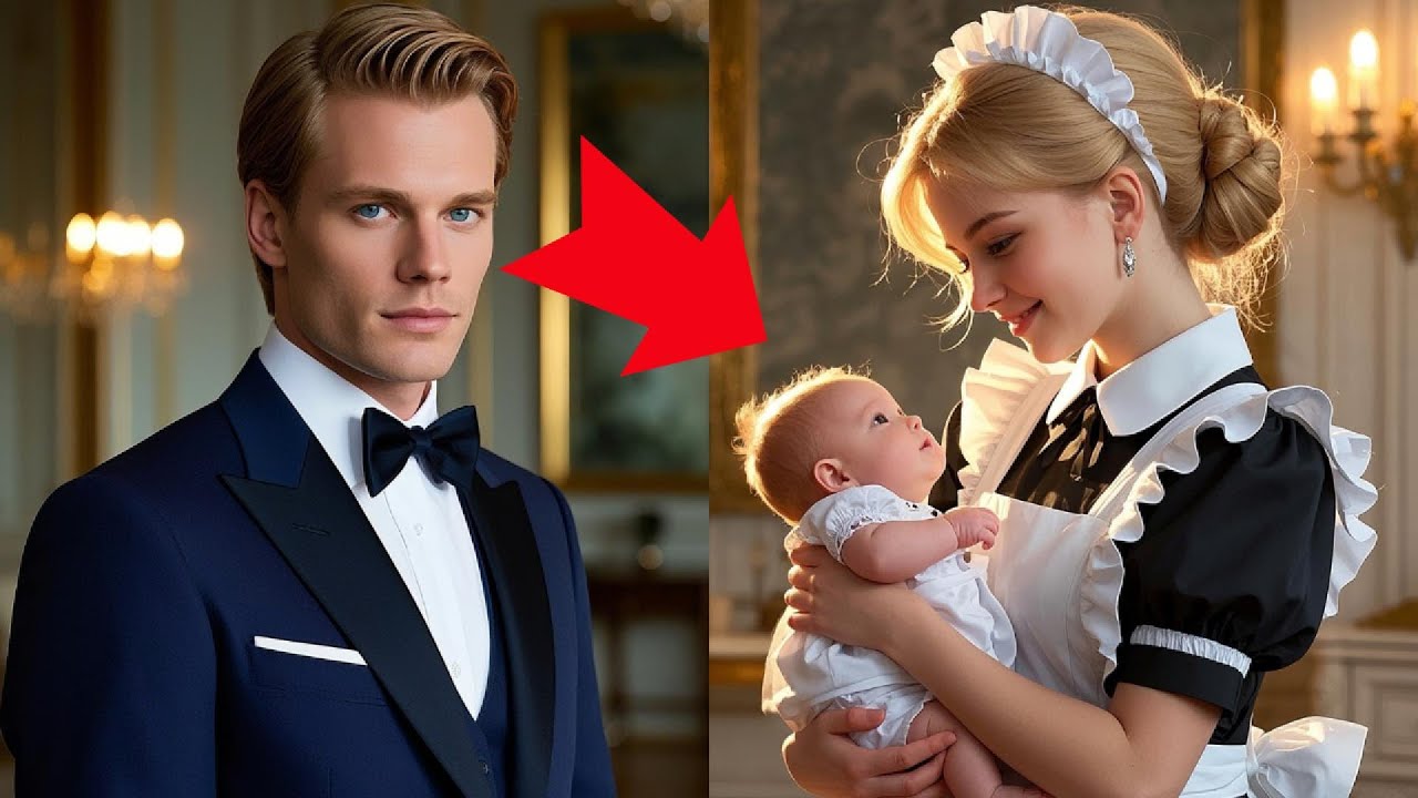 SHE WENT IN TO CLEAN AND SAW A CRYING BABY, WHEN THE MILLIONAIRE SAW HIS SON CALM... HE CHANGED....