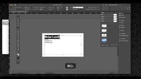 Basic Typesetting InDesign (DES 200)
