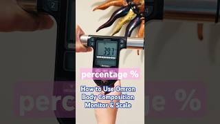 How To Use Omron Body Composition Monitor & Scale