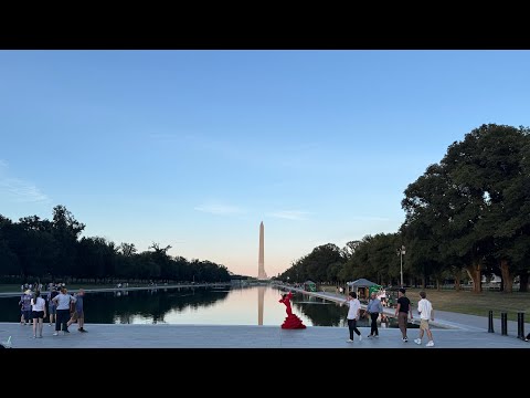 A Day At The Reflecting Pool In Washington DC June 21, 2026