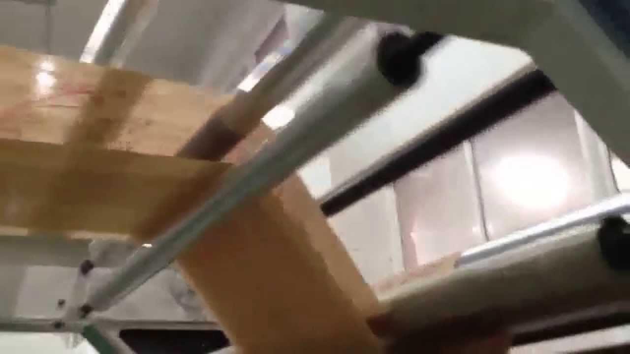 Non woven 4 colors flexo printing machine PMC Machinery Co - YouTube