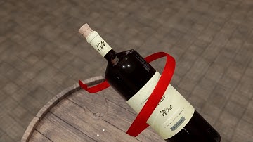 Wine Bottle Add (Done in Blender)