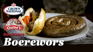 How to make your own Boerewors