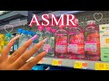 Asmr in walmart  fast tapping scratching makeup  organization etc so good