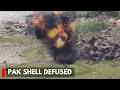 Poonch: Live Pakistani Shell Found in Park, Safely Defused