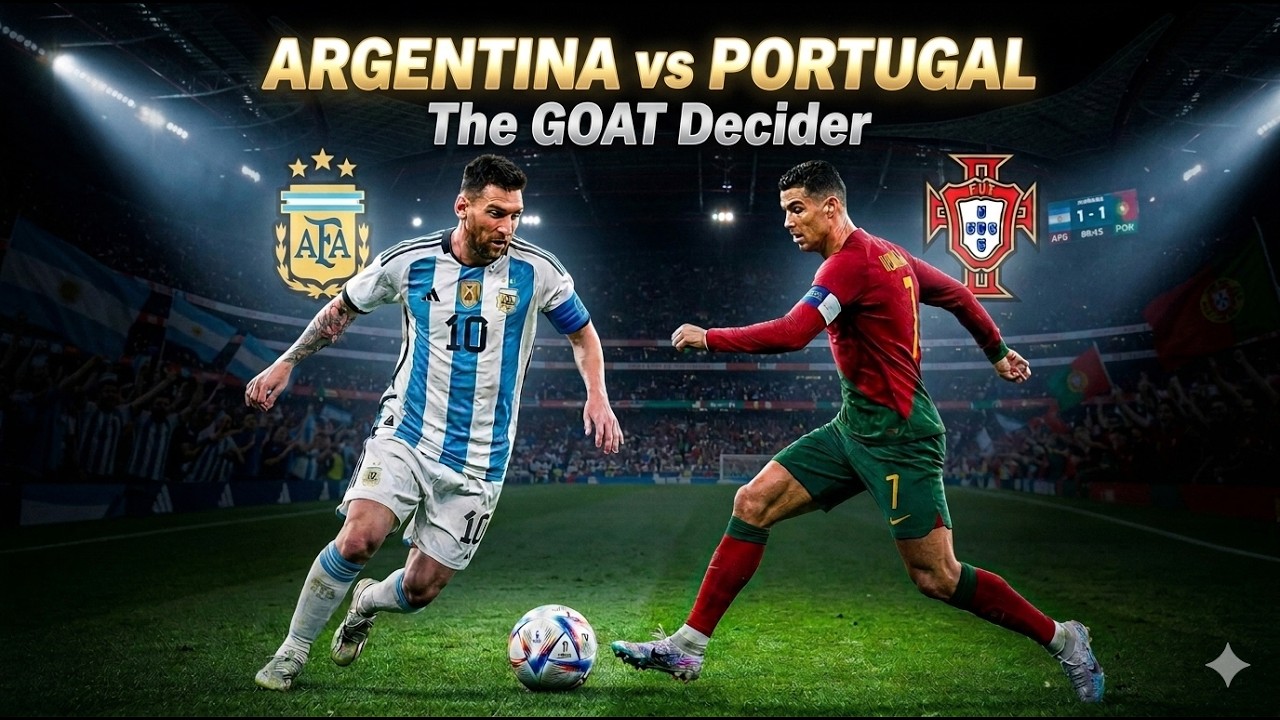 THE GOAT Decider 🔥 | Argentina vs Portugal