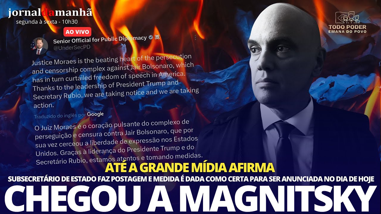 OS ANÚNCIOS DAS NOVAS SANÇÕES AMERICANAS AO BRASIL E AUTORIDADES BRASILEIRAS - 25/07/25