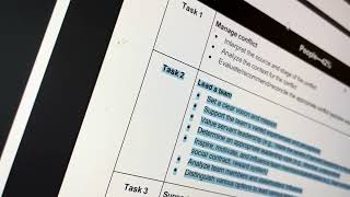 PMP practice people task 1 and task 2