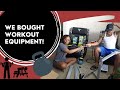 WE BOUGHT WORKOUT EQUIPMENT!