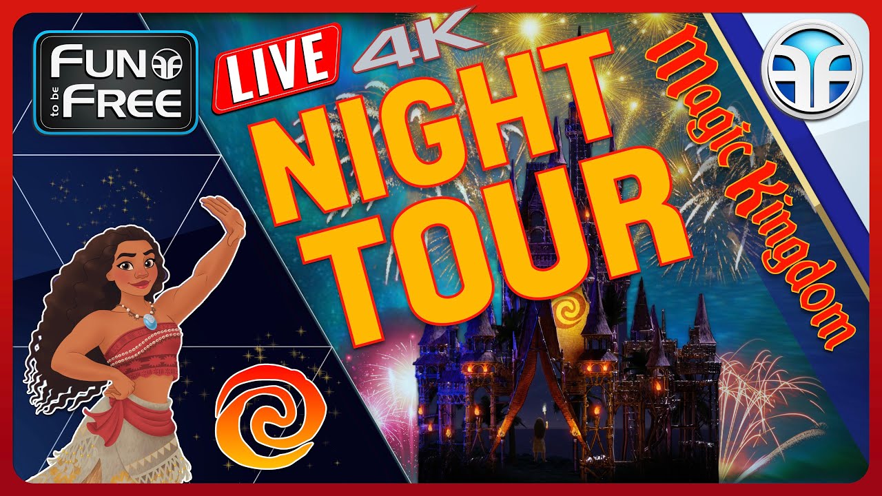 🔴 LIVE: 4K Magic Kingdom Night Tour 2026 - Happily Ever After Fireworks & Main Street Ambience
