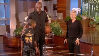 Kobe Bryant Surprises A Young Fan
