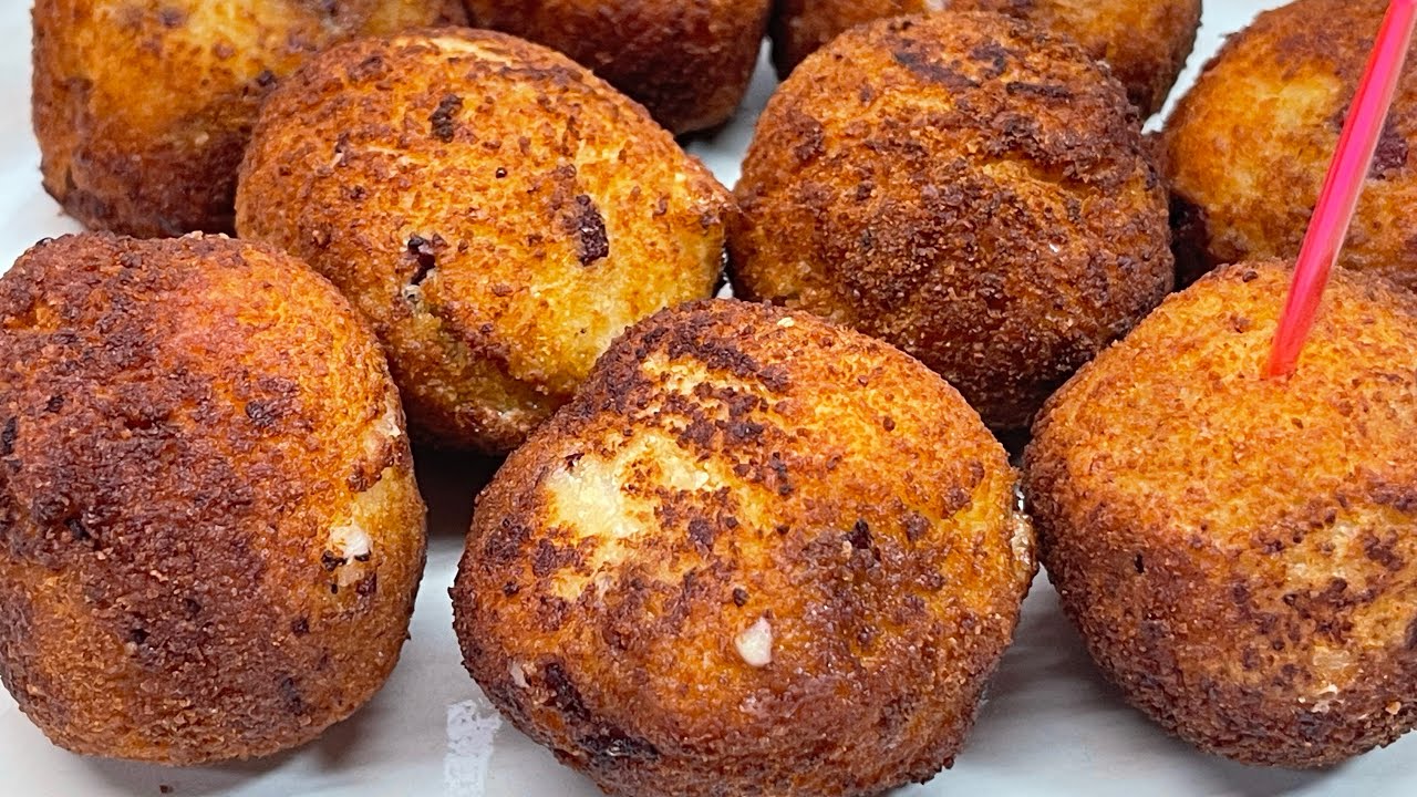 CROQUETAS DE GAMBAS AL PIL PIL