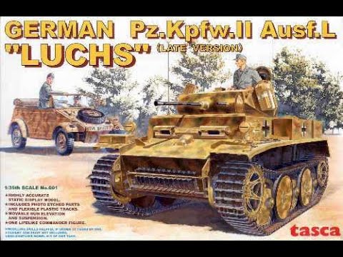 Редкий набор Tasca 35001 GERMAN Pz.Kpfw.II Ausf.L "LUCHS"