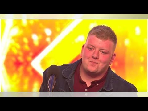 British singer Got Talent Gruffydd Wyn earns Golden Buzzer by Amanda Holden after a lively perfor...