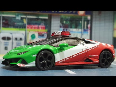 MINI GT Lamborghini Huracan EVO Bologna Airport 2020 Follow Me Car