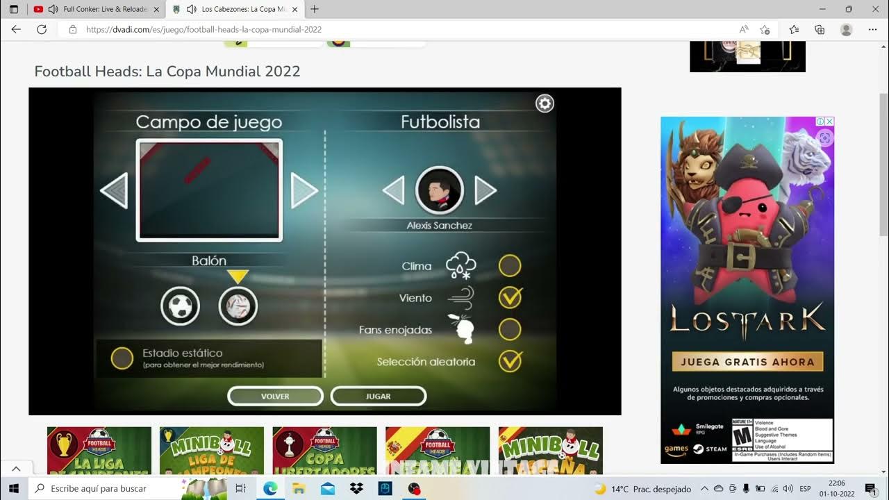 JUGANDO DVADI FOOTBALL HEADS PARTE 1 YouTube