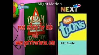 End Credits Of Dream Street Midnight Monstering On Nick Toons Uk Thursday 15Th February 2007
