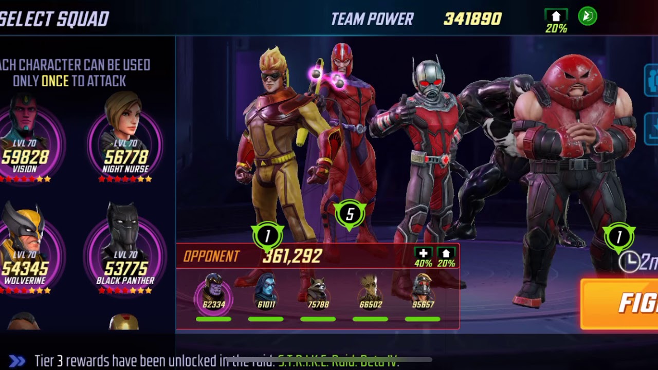 Alliance War Counter Series 2 Defeating BKT w/Thanos YouTube