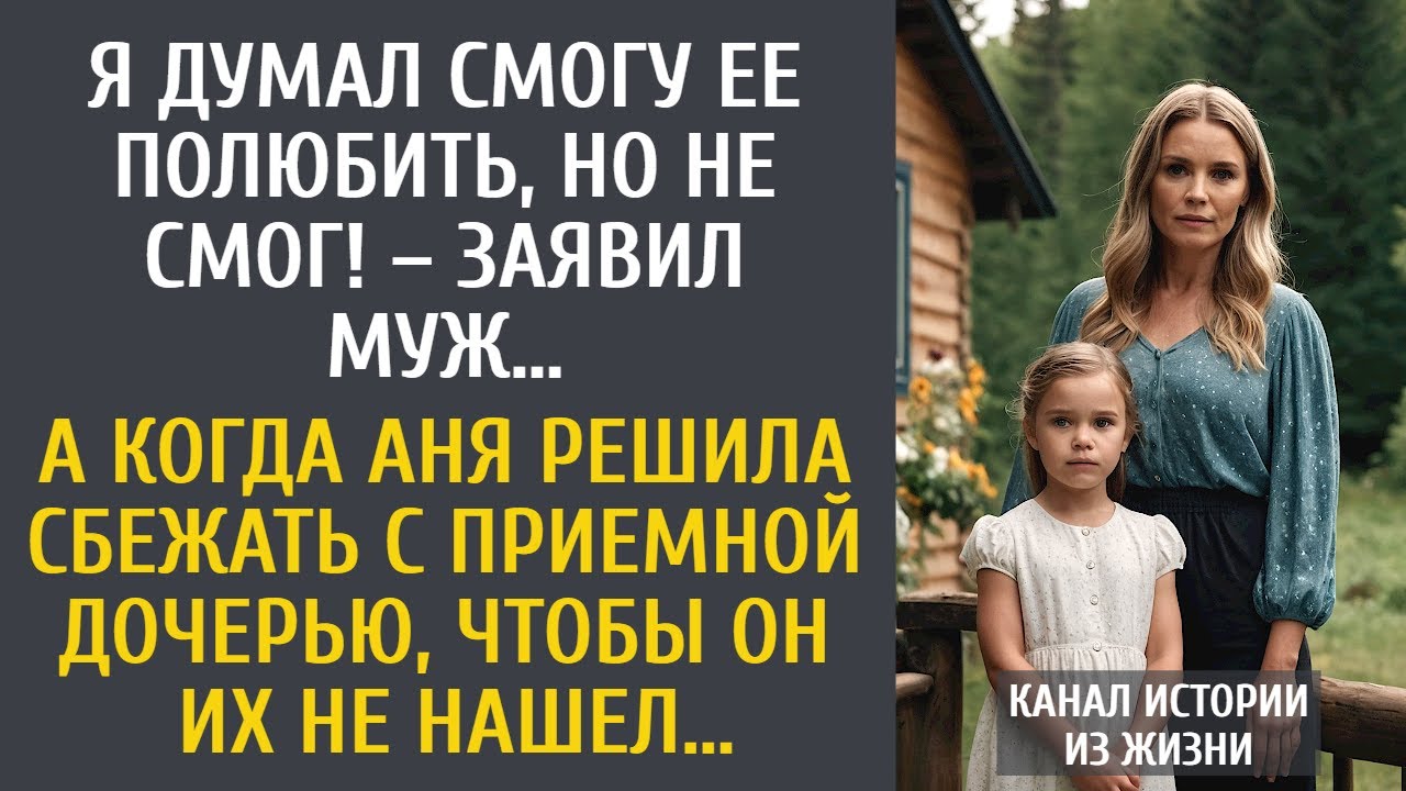 Я думал смогу ее полюбить, но не смог! – заявил муж… А когда Аня решила сбежать с приемной дочерью…