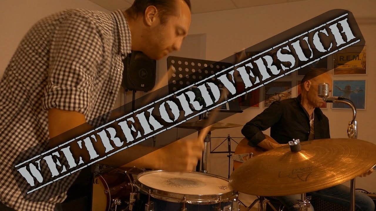 Bastian Gregors Weltrekordversuch im Drumstickdrehen