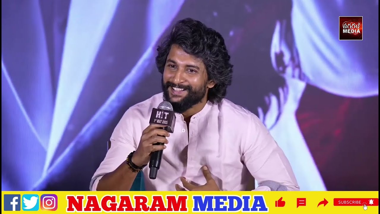 Natural Star Nani Speech At || HIT3 Trailer Launch PressMeet Sailesh Kolanu || 