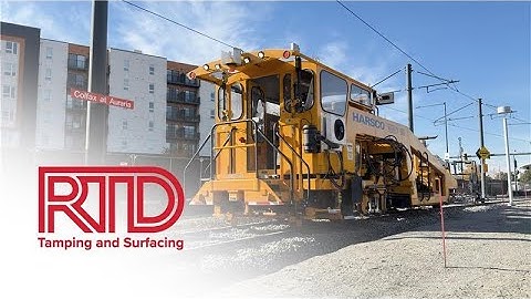 Downtown Rail Reconstruction: Tamping and Surfacing