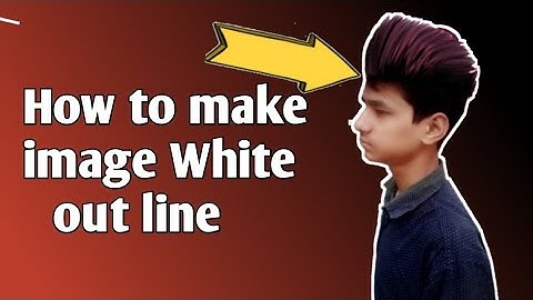 How To Make Outline On Photo | image convert into outline in pixel lab | How to make White outline