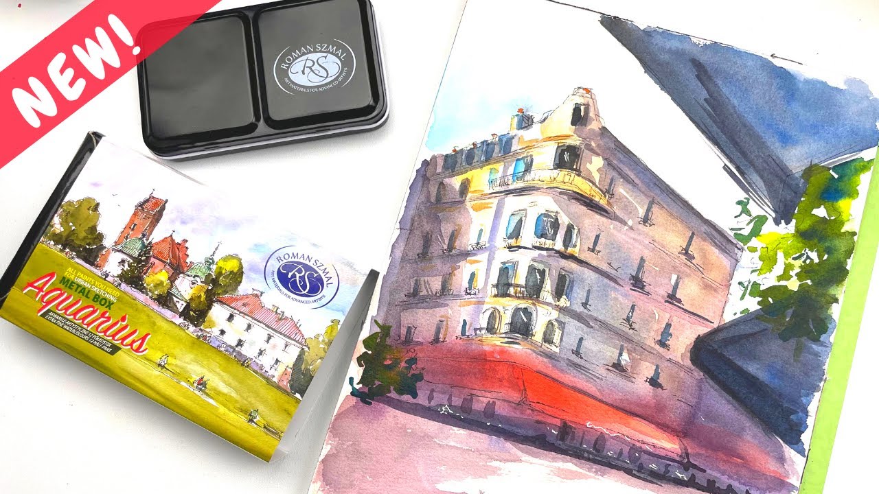 NEW Roman Szmal Urban Sketching Palette!