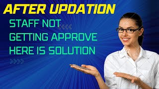After Updation Staff Approval Issue! || E-Punjab School || 2023-24 || Learn Friendly screenshot 3