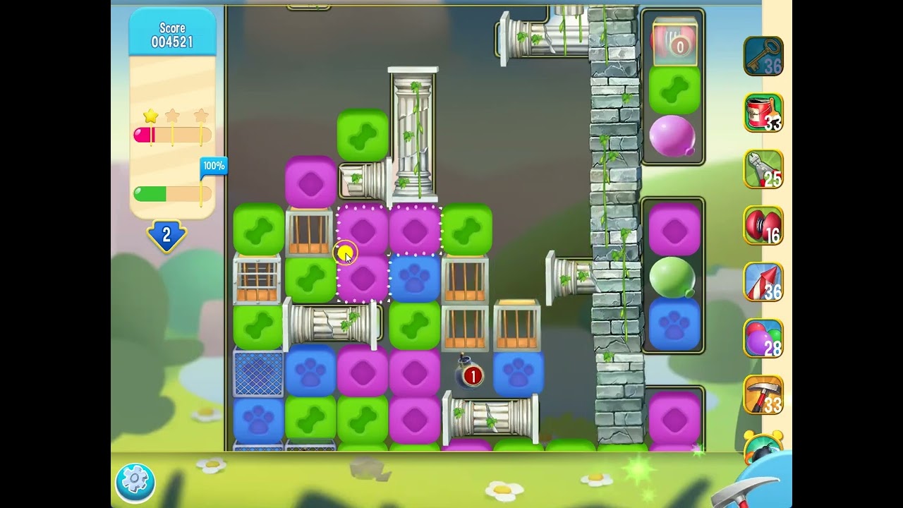 Pet Rescue Saga level 5267 no boosters | PuzzledCubes.site