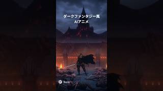 ダークファンタジー風AIアニメ