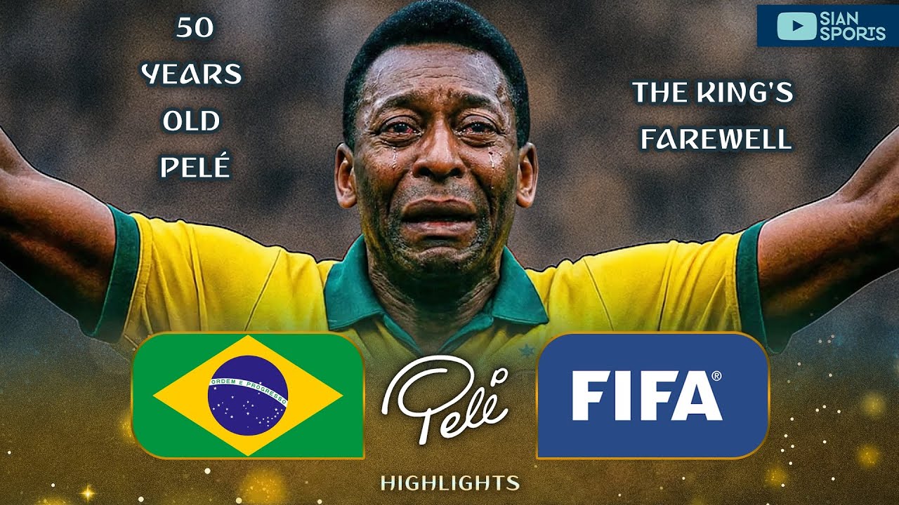 ПРОЩАНИЕ С КОРОЛЁМ ФУТБОЛА: В 50 ЛЕТ ПЕЛЕ В ПОСЛЕДНИЙ РАЗ НАДЕЛ ФУТБОЛКУ СБОРНОЙ БРАЗИЛИИ