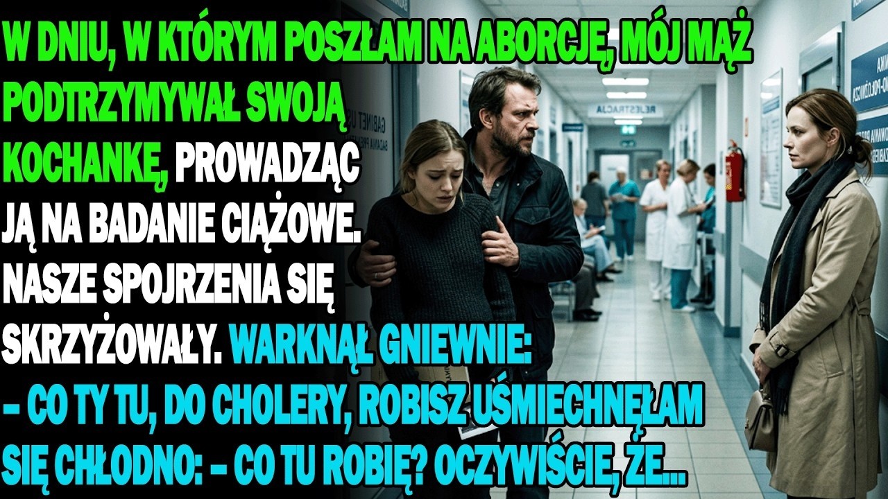 Zimna głowica USG dotknęła mojego brzucha, gdy nagle w drzwiach gabinetu stanął mój mąż. Trzymał za rękę inną kobietę w ciąży. „Co ty tu robisz?" – zapytał. „Przyszłam na zabieg" – odparłam...