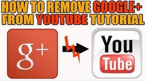 Disconnect Google+ From Youtube OFICIALLY
