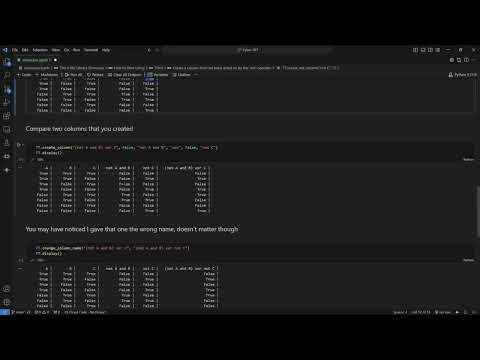 Jupyter Truth Table Editor Package Showcase