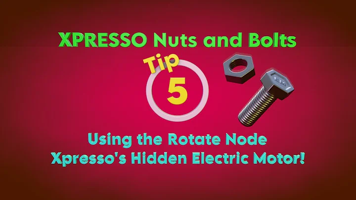 Cinema 4D Xpresso Nuts and Bolts: Tutorial 5 - Using the Rotate Node