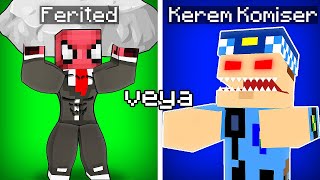 FERİTED VS KEREM KOMİSER  Minecraft