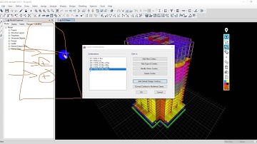 69-Define Load Combination with Static Earthquick|| تعريف تراكبات الاحمال