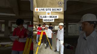 Auto Level Se Slab + Beam Height Kaise Nikale? 😱 #Shorts #civilengineering