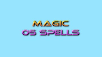 Game Design Tutor Magic 05: Spells