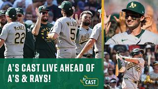 Full A's Cast Live: Joe Torre & Brian Anderson Join Towny! | A's vs. Rays Preview Update
