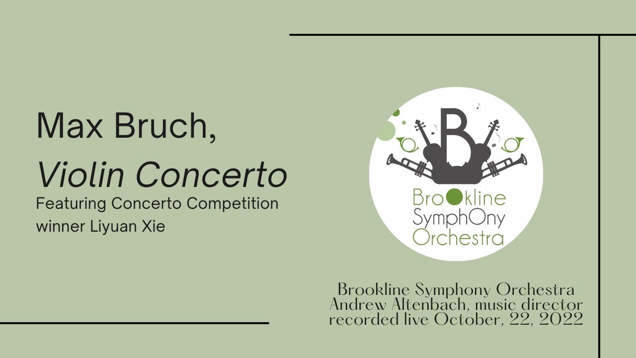 Max Bruch Violin Concerto YouTube