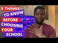 5 Things To Know Before Choosing what University or College to study in! Canada and Anywhere Abroad!