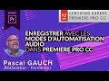 Enregistrer avec les modes dautomatisation de laudio dans premiere pro cc