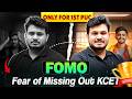 🔥 FOMO in 1st PUC? Don't Make This KCET Mistake! #kcet2026