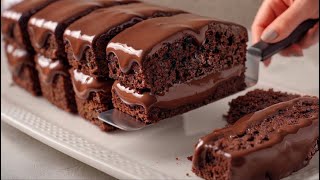 Delicious! Moist & Fudgy Chocolate Cake in 5 Minutes That Melts in Your Mouth!