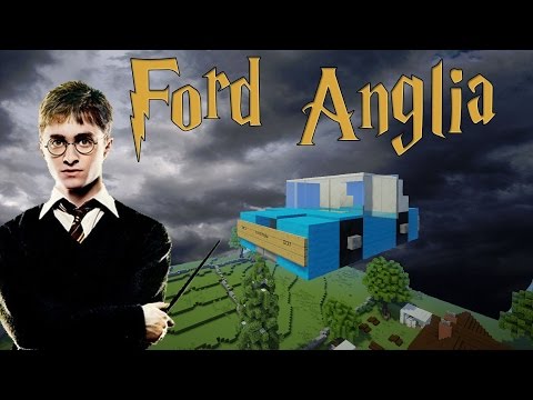 Minecraft Vehicle Tutorial: Ford Anglia (Harry Potter Car)!