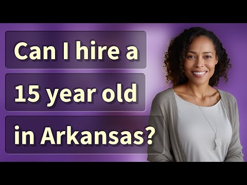 What Jobs Hire At 15 In Arkansas