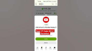 SEED Verify Code | #19 What is Market Maker? | SEED